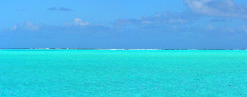 80- Couleurs du lagon de Huahine 